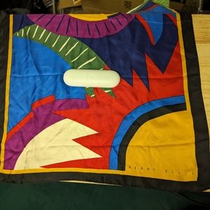 Vintage Silk Scarf Perry Ellis